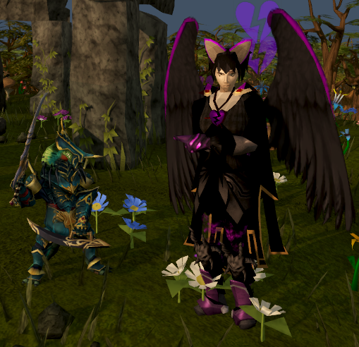 Pippyspot's tweet photo. Got a new friend on @RuneScape 🥰 #GWD2 #Vindicta https://t.co/Jxt2atuyir