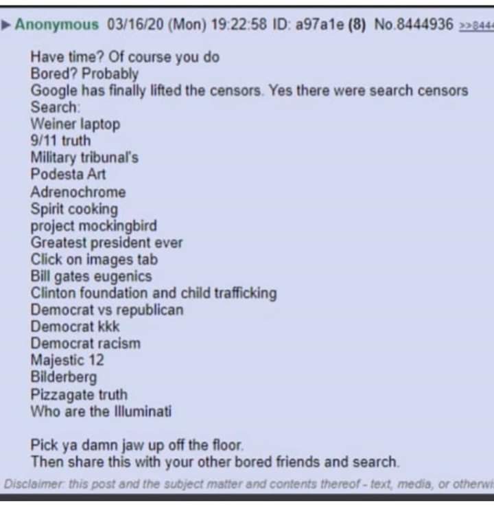 MadHouseMom5's tweet photo. #googleunlocked #censor #Truths #DeepState #CabalTakeDown #christwillreturn https://t.co/gDUHPw7dhE