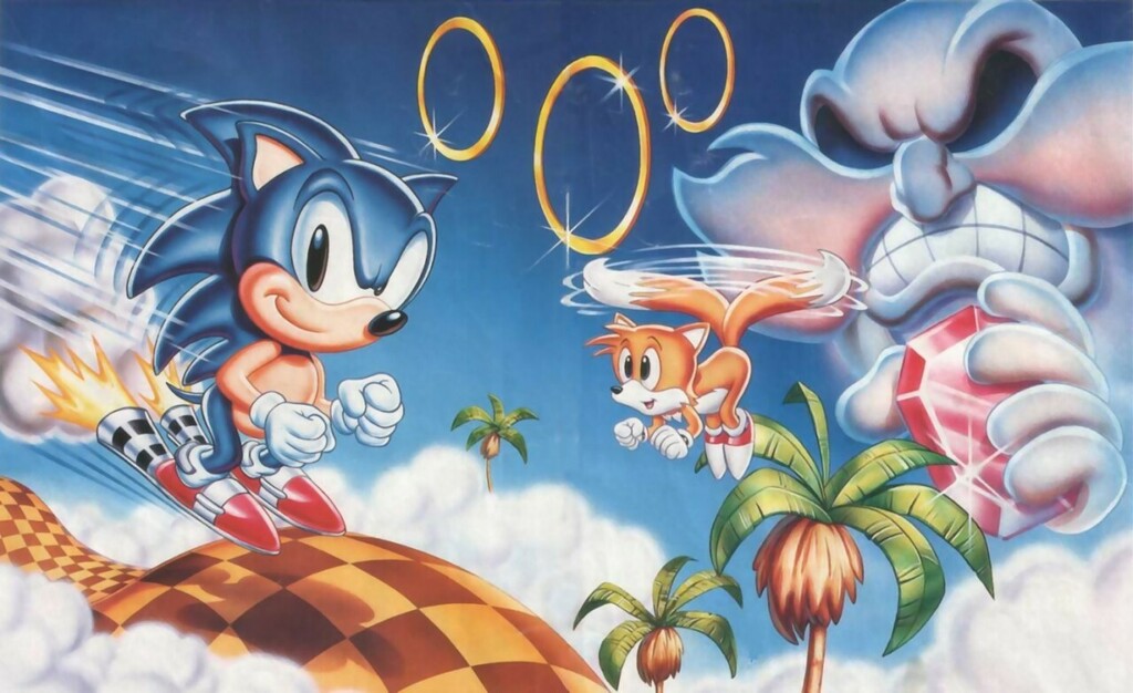 Sonic The Hedgeblog — The cover artwork for 'Sonic Chaos'. Specifically