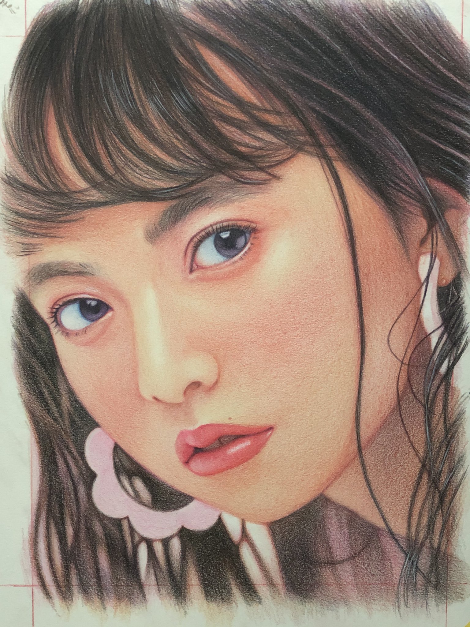 鉛筆画 斎藤飛鳥 鉛筆画 Pencil drawing 齋藤飛鳥さんです #鉛筆画 #鉛筆画