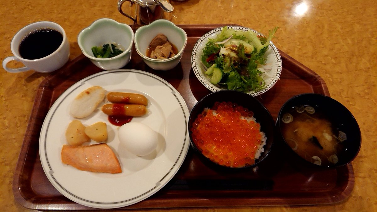 D M A O U 朝からイクラ タラコが 食べ放題 宮城県石巻市 石巻グランドホテルの朝食バイキング ご飯食べ過ぎてしまう