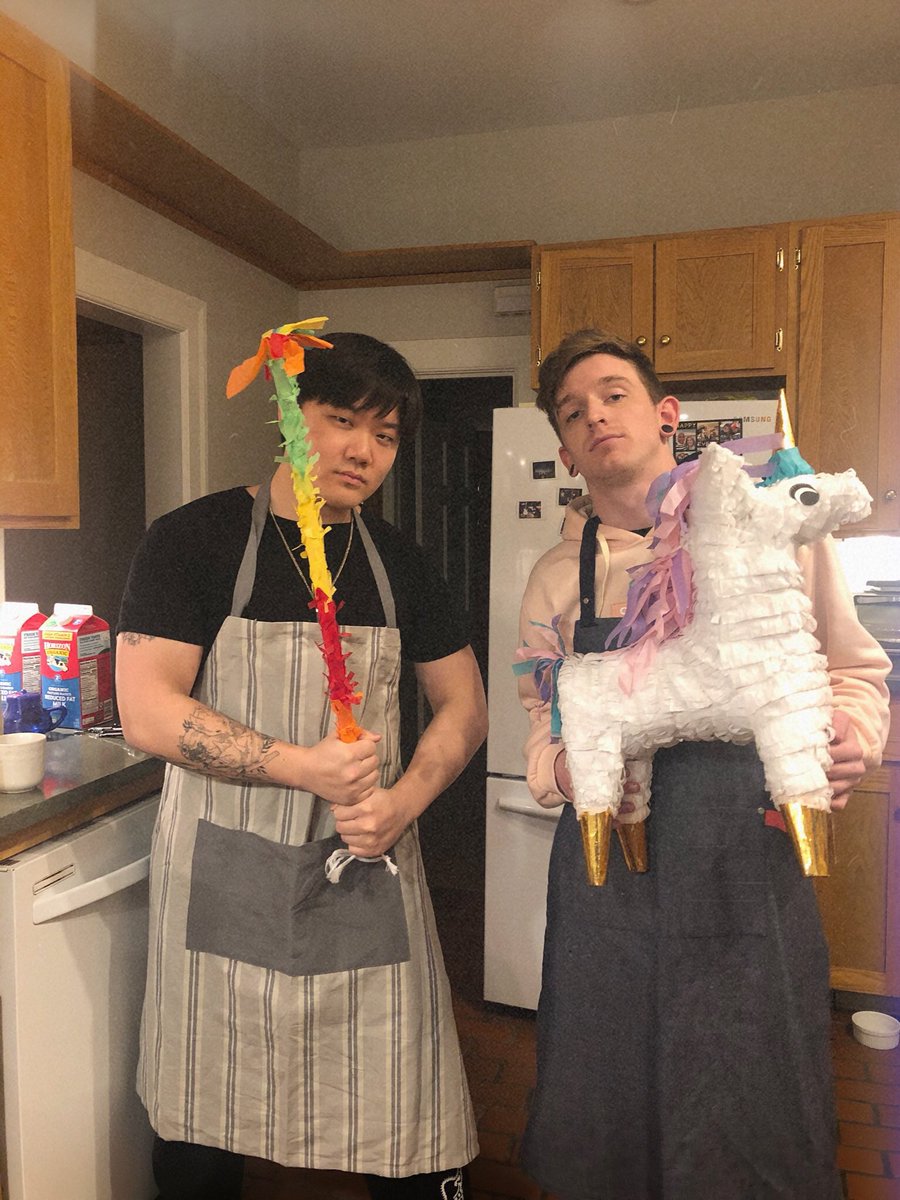 SaidTheSky's tweet photo. Come watch me and @iamdabinlee ruin @day_gatsby’s birthday 🎂 🎉   

Live on my Facebook rn!!! https://t.co/ij9lj3OhBF