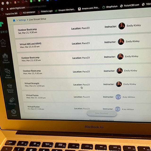 pace23decatur's tweet photo. Working hard on virtual classes for you guys!!!! We anticipate this going live Monday but our back up will be Facebook live. Thank you for you patience and please know that one way or another we will show up for you! #fitfam #fitatlanta #fitnessmotivatio… https://t.co/TkPUFnHRWz https://t.co/5TTUdnbLtr
