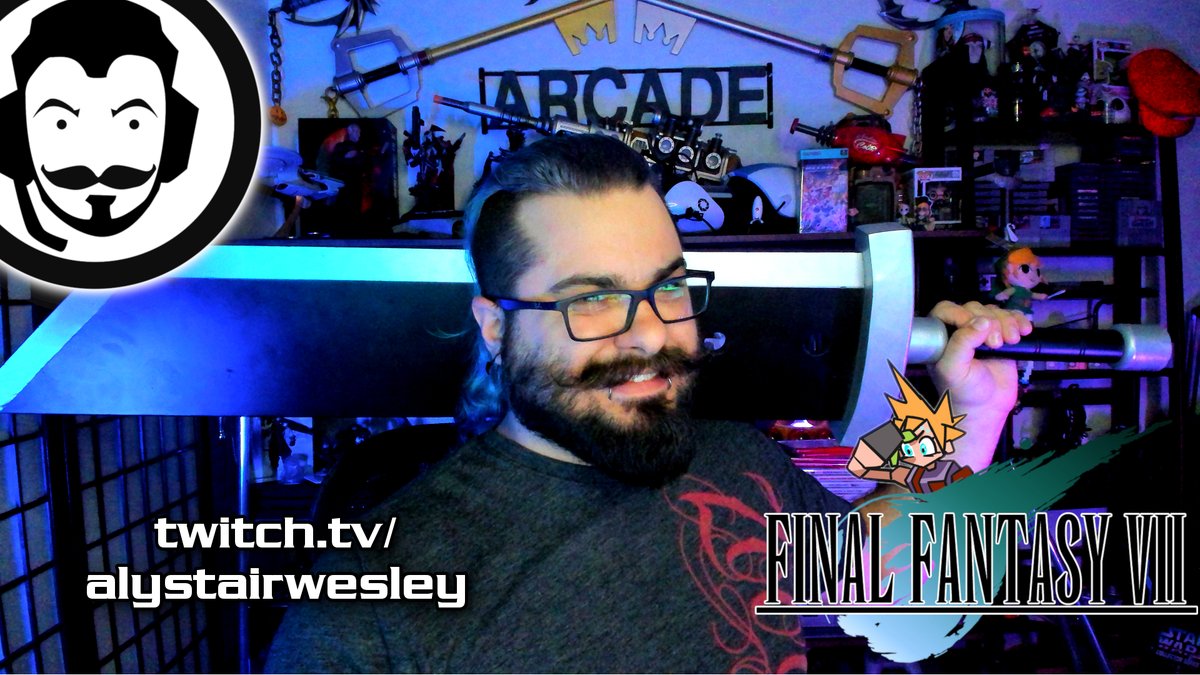 AlystairWesley's tweet photo. And so it begins.
I've played #FF7 a bit, but never far.
Today I start the journey to complete it.
I got my #busterblade. Come join me, friends. :)
Live playing Final Fantasy 7!
https://t.co/GzHBQpFI42 https://t.co/TO8snCdS1V