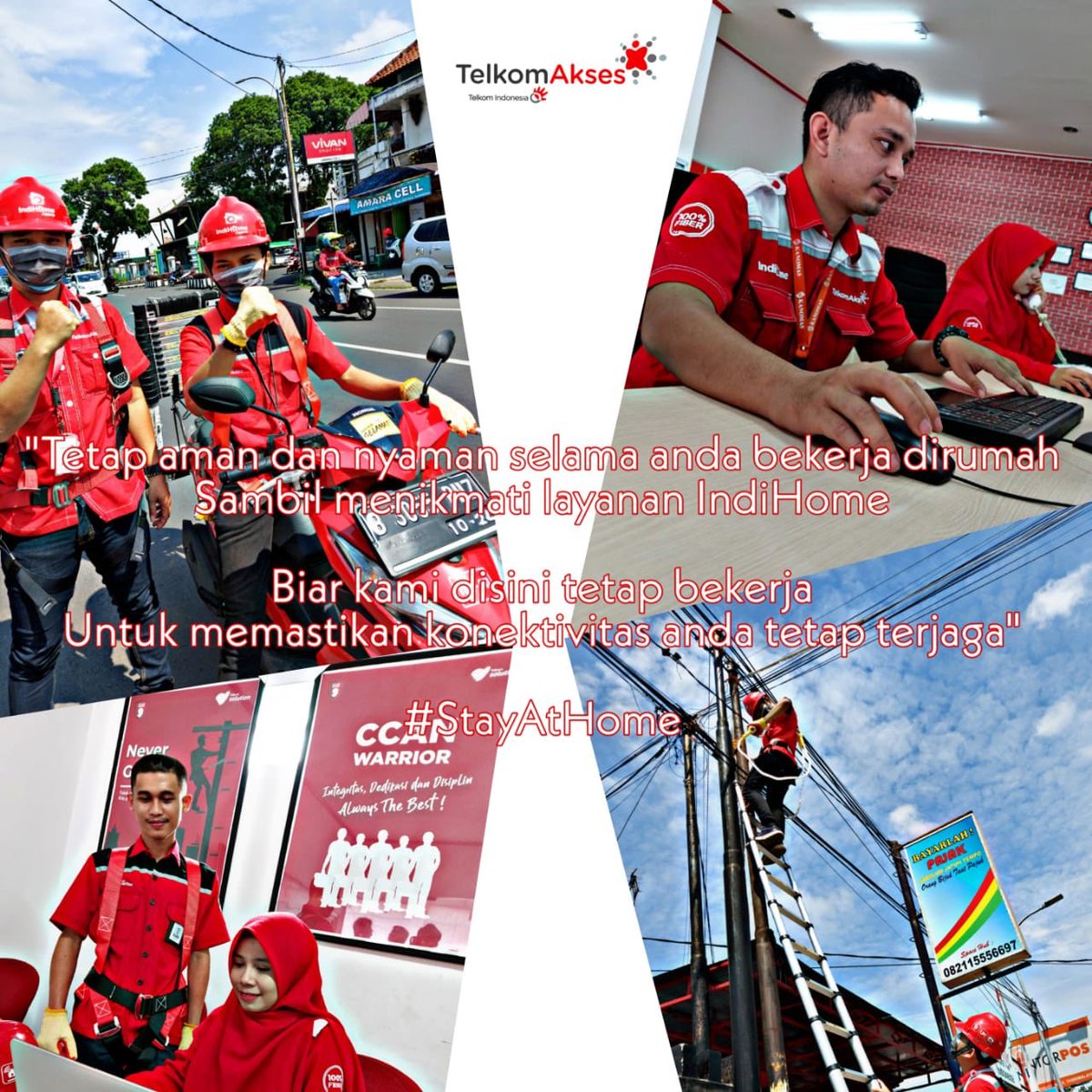 #stayathome #dirumahaja #telkomindonesia #telkomtasikmalaya