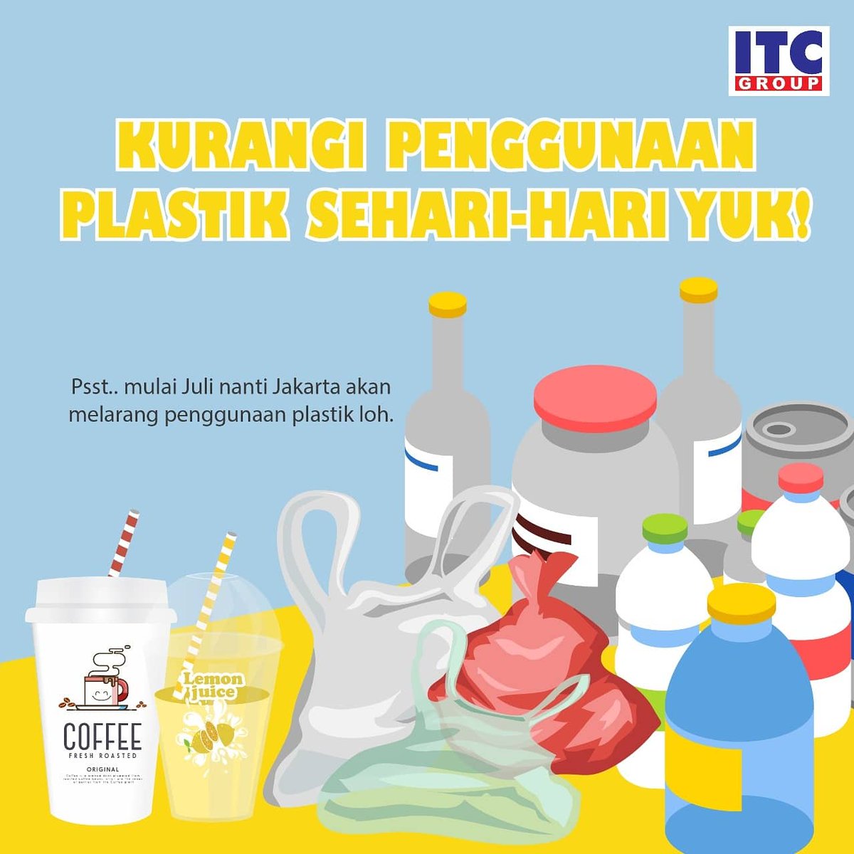 Cempaka_Mas's tweet photo. Sampah plastik masih mendominasi menjadi barang bekas tertinggi yang susah terurai.💥Butuh waktu yang sangat lama 🕰️untuk mendaur ulang agar tidak berbahaya bagi kesehatan.😘
Ayo... kurangi pemakaiannya, simak tips berikut ya
#infoitc #ITCCempakaMas #sampahplastik https://t.co/7JMyKFGDwM