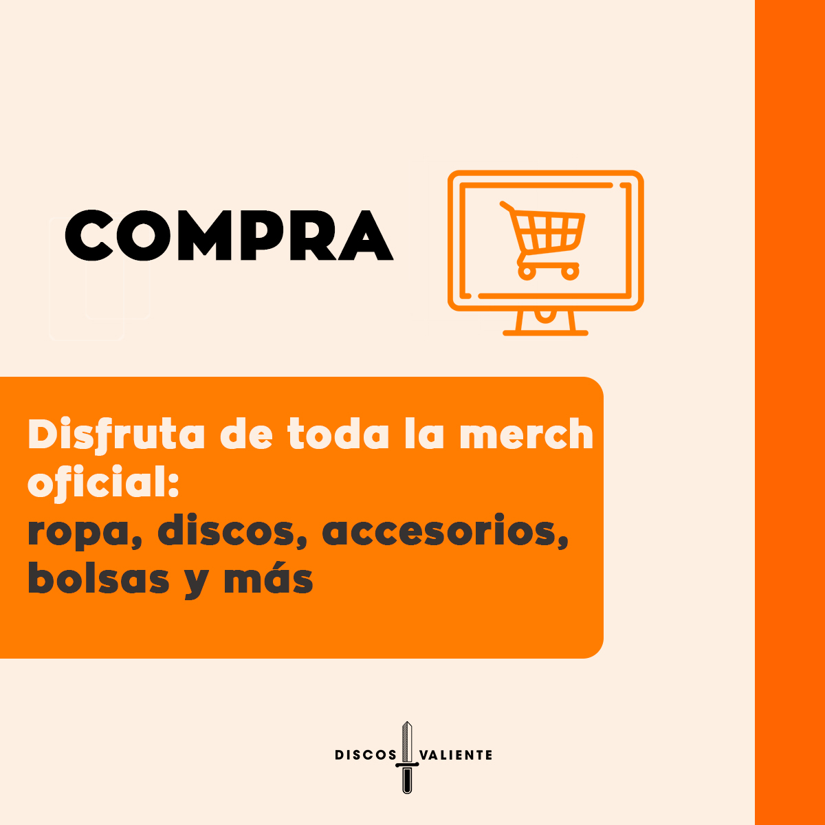DiscosValiente's tweet photo. Ahora la industria musical está pasando por un momento complicado. Aquí te compartimos algunos tips para apoyar a tus artistas favoritos.  #TalentoValiente 🧡🙌.
RT: Comparte, difunde y apoya https://t.co/5cewIr3NVe