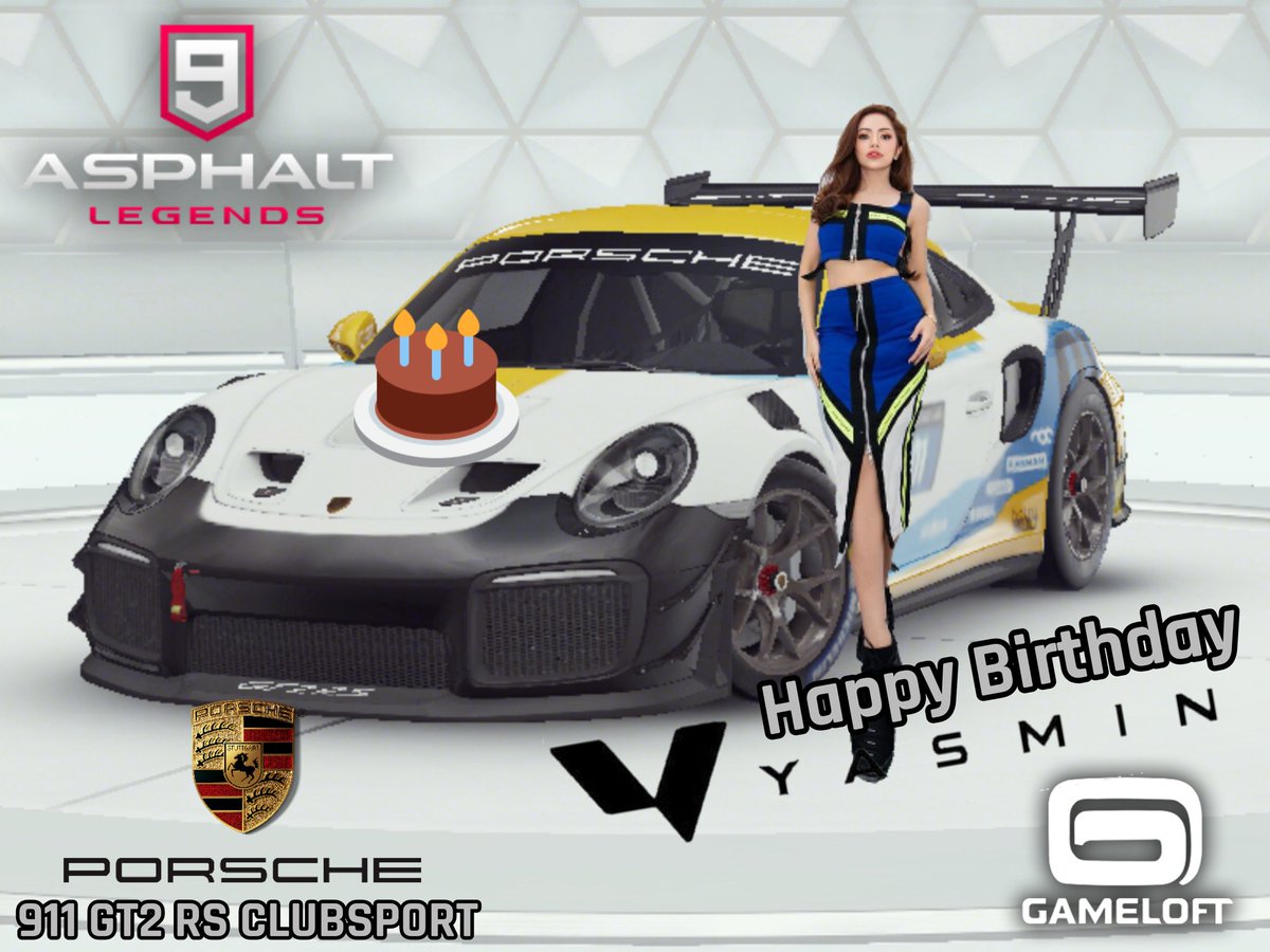 Happy Birthday <a href="/DJ_Yasmin/">Fahria Yasmin Baladraf</a> , Special Nuansa "Porsche Grand Prix Event" di #Asphalt9Legends 
#A9porschelegacy #Asphalt9 #DJYasmin #Gameloft #GameloftIndonesia