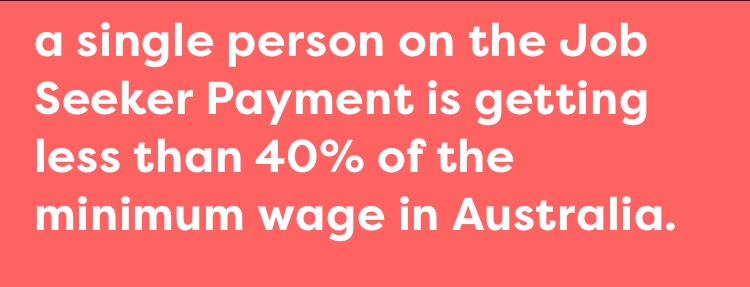 This week #Newstart for unemployed people was renamed #JobSeekerPayment. But the rate is as little as $40.41 a day. This must   be a national priority. We must address the meagre #safetynet for  our #socialsecurity recipients. #auspol #coronavirusau 
sharethepie.com.au