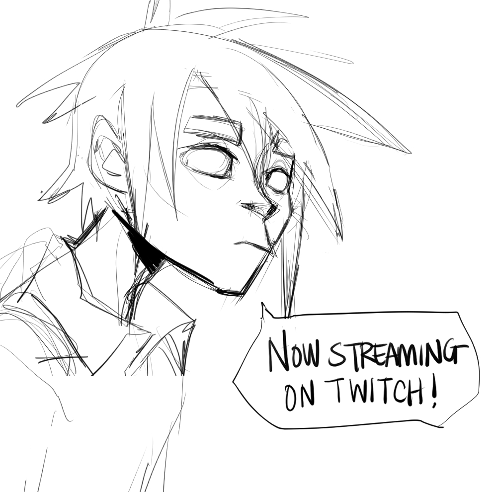 Feeling a little...busted and blue today. Come watch me draw on Twitch! 
https://t.co/Mq7iVH4wQj 