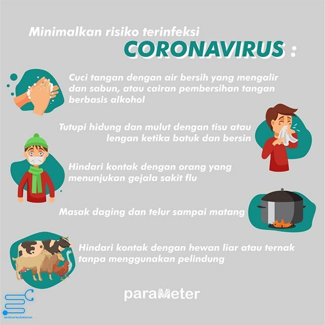 parameterID's tweet image. Indonesia sudah melakukan upaya pencegahan penyebaran virus corona dengan menerapkan social distraction, namun secara mandiri kita pun harus lebih waspada untuk meminimalkan resiko terinfeksi.

SIapa disini yang sudah melakukan langkah-langkah diatas? Yu… ift.tt/2UsaU3E