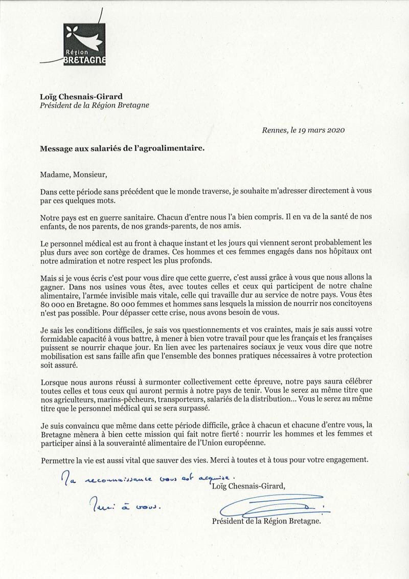 MARYHONLP's tweet photo. 🐟 [SOUTIEN]
#solidarité #onjouelejeu #soutien #agroalimentaire #covid19 #mytilimer #lacancalaise #produitsdelamer 
Message de soutien de @LoigCG, Président de la @regionbretagne aux #salariés de l'#agroalimentaire et aux #pêcheurs &amp; #agriculteurs de #Bretagne https://t.co/6mvDBXW1Qp