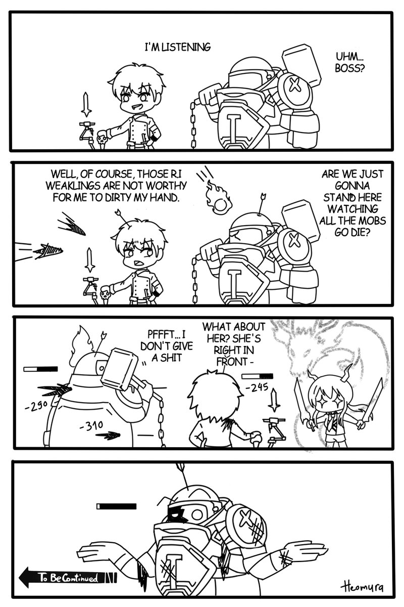 Heomura109's tweet image. Arknights 5-10 in a nutshell 
#Arknights #Mephi #Chen #明日方舟 #アークナイツ