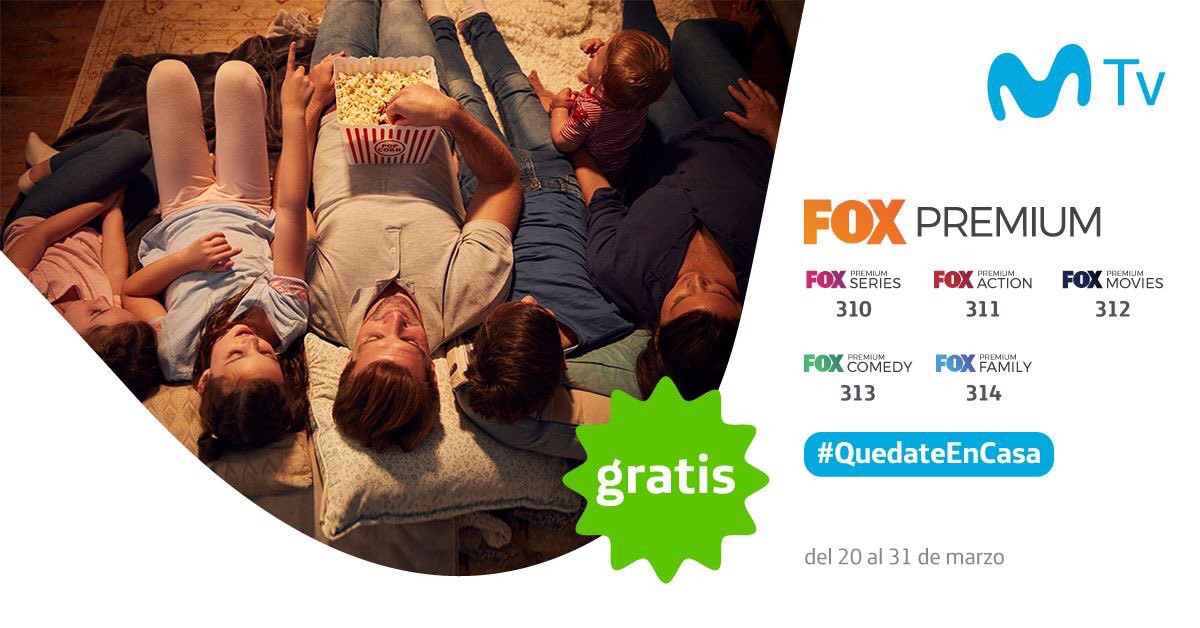 frutas maravilloso morfina Movistar El Salvador on Twitter: "#QuedateEnCasa para disfrutar en familia  de los canales de FOX Premium GRATIS. https://t.co/G48D5SfWsX" / Twitter