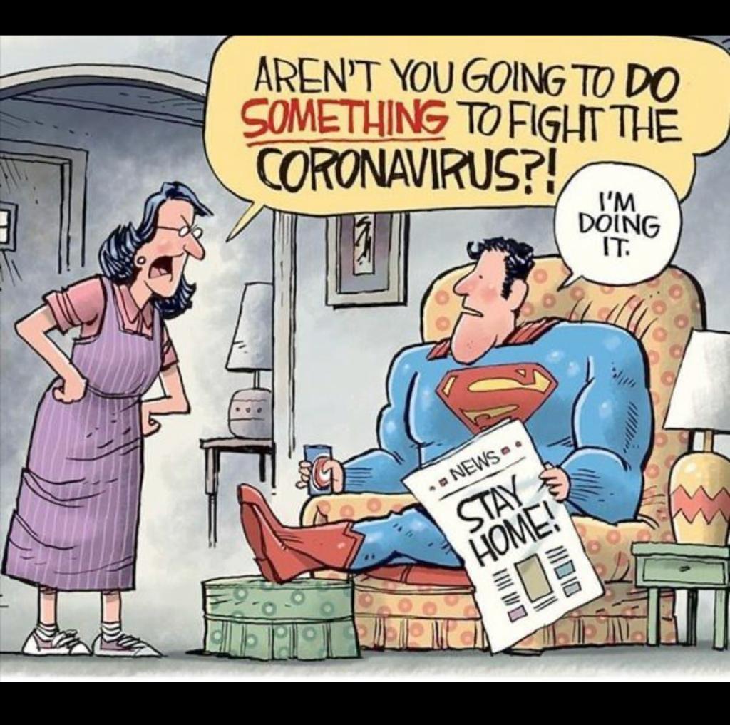 AditRahim's tweet image. So yeah, everyone. Superman&apos;s not gonna come to the rescue. He&apos;s respecting the Government&apos;s call for #MovementControl and #SocialDistancing.

What&apos;s your excuse for being outside unnecessarily?