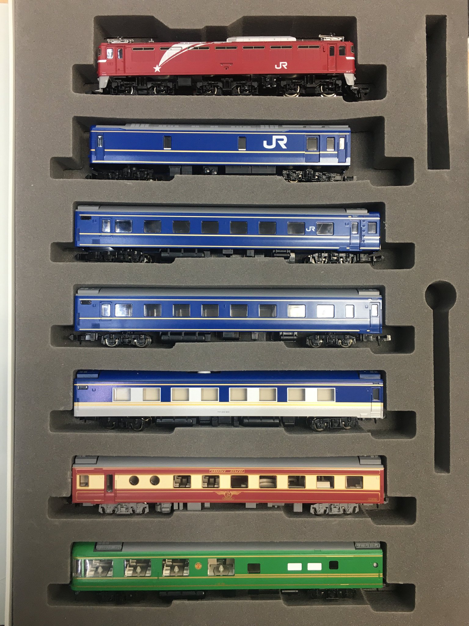 TOMIX 92950 夢空間限定品 限定品】 JR EF81・24系25形特急寝台客車(夢空間)セット (7両