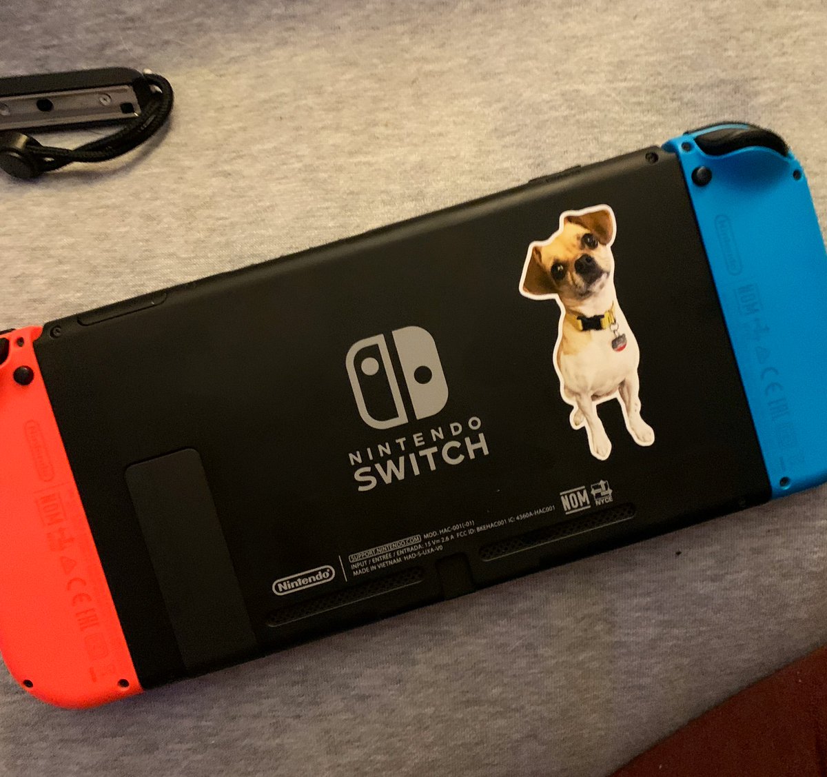 New update: Our panic-bought Switch came today, but I promise we also took our dog on a 4-mile walk today, too