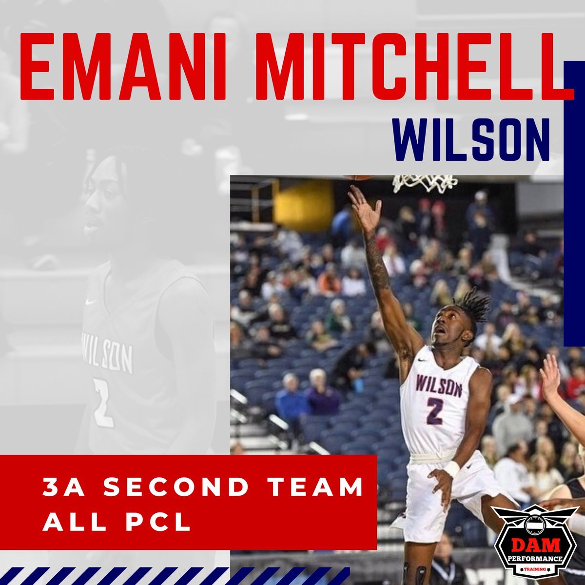 DamPerformance's tweet photo. Congrats to Emani Mitchell on making Second Team All PCL @emani_mitchell
#DamPerformance https://t.co/IeRUF5YkEO