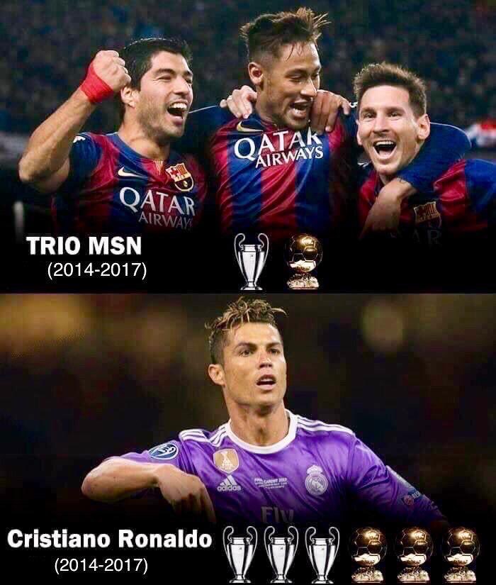 halamdridy's tweet photo. في تواجد ال MSN
لعب الكلاسيكو 6 مرات 
فاز الريال 2 وبرشلونة 4
الريال حقق الدوري مره وبرشلونة مرتين
الريال حقق الابطال 3 مرات برشلونة 1
لاعبين الريال حققوا الكرة الذهبيه 2 برشلونة 1
جائزة ذا بيست الريال 2 برشلونة 0
كريس لحاله 19 هاتريك
ال MSN مسجلين 25
بس اقولك المدريدي ينام 5:00 https://t.co/vKEzMkiw5J