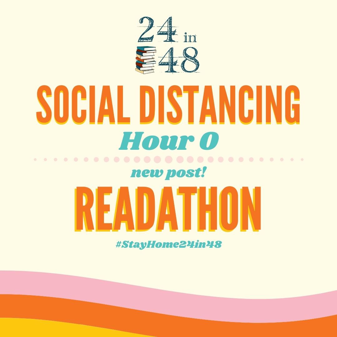 🚨🧼📚 We’re officially live with the next 48 hours dedicated to staying inside, an appropriate distance away from 👥 not in your isolation circle, and all the books. Our kick-off post is live at 24in48.com, and we’re ready to READ. Dedicated hashtag: #StayHome24in48
