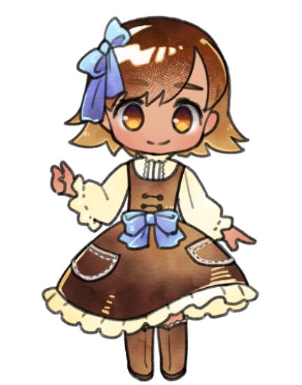 @mungojerries ok.... this is olive ive only sketched her once and she's based on my pokemon mystery dungeon character from when i was 11 