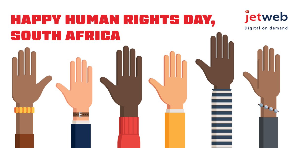 JetWebZA's tweet image. With everything that is going on with COVID-19, it may be hard to remember that we have something to celebrate, something to be grateful for… We have our freedom, even while we are locked inside our homes.  Happy Human Rights Day, South Africa.

#HumanRightsDay