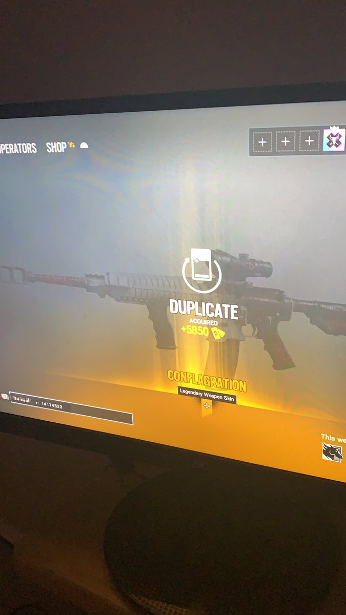 Are alpha packs pre determined? This is my third time getting this legendary in the past 2 months... <a href="/Ubisoft/">Ubisoft</a> <a href="/Rainbow6Game/">Rainbow Six Siege</a>