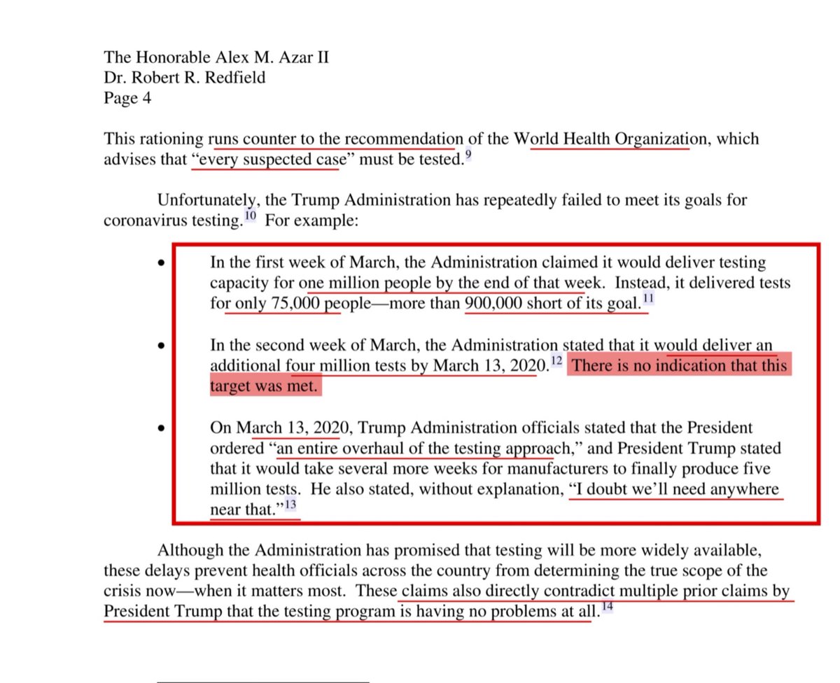 Need to clear up a bit of confusion There are TWO shipments # 1 - 3/6 Trump & Pence said 1M test HAD SHIPPED# 2 - 3/8, 3/9, 3/10 Pence stated 4M test would ship by 3/13 BOTH ARE A LIERead page 2 of yesterday’s House OverSight letter https://twitter.com/File411/status/1241124970819919876?s=20