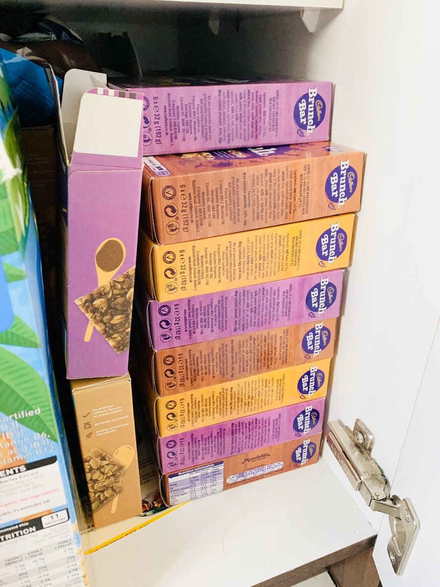 timmy_1988's tweet photo. I’m not even stockpiling, I’m just #obsessed with @CadburyUK #BrunchBars https://t.co/V68LQPWknB
