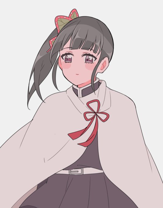 雪見さんがTwitterに投稿した栗花落カナヲ(鬼滅の刃)のイラスト。