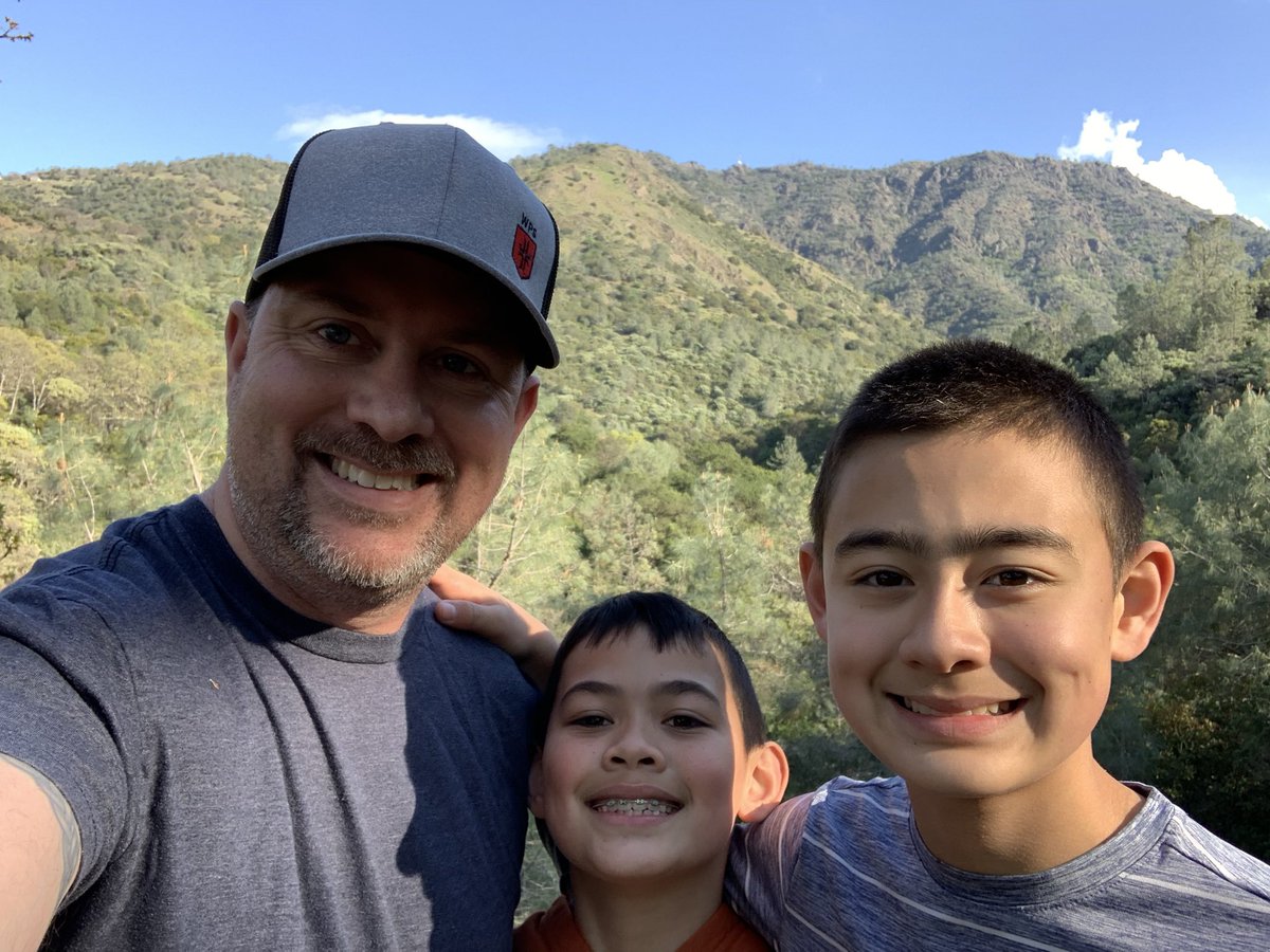 _duffman's tweet image. What a great day for a hike. Boys needed to get outside.