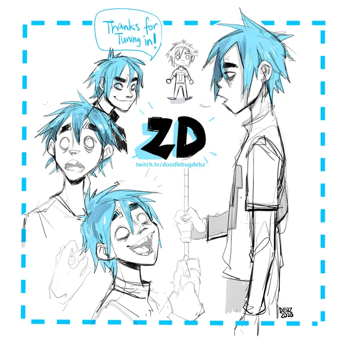Thanks for tuning in! #2D #Gorillaz 