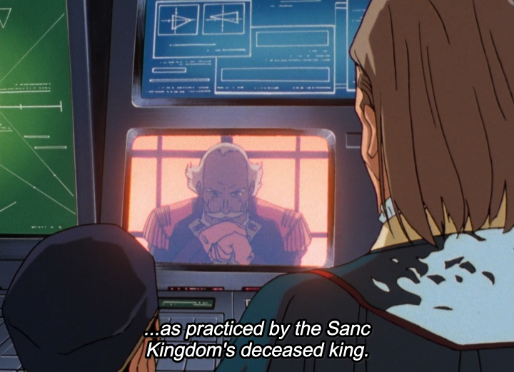 So like, this middle section of Gundam Wing wants me to believe that the Romefeller Foundation, who controls an army of drone mechs, is afraid of the totally pacifist nation instead of just wiping them off the face of the map.