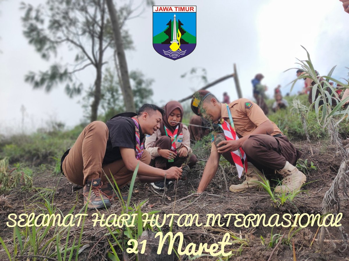 Selamat Hari Hutan Internasional 21 Maret.
Lestarikan hutan untuk mencegah terjadinya bencana.
#kwardajatim