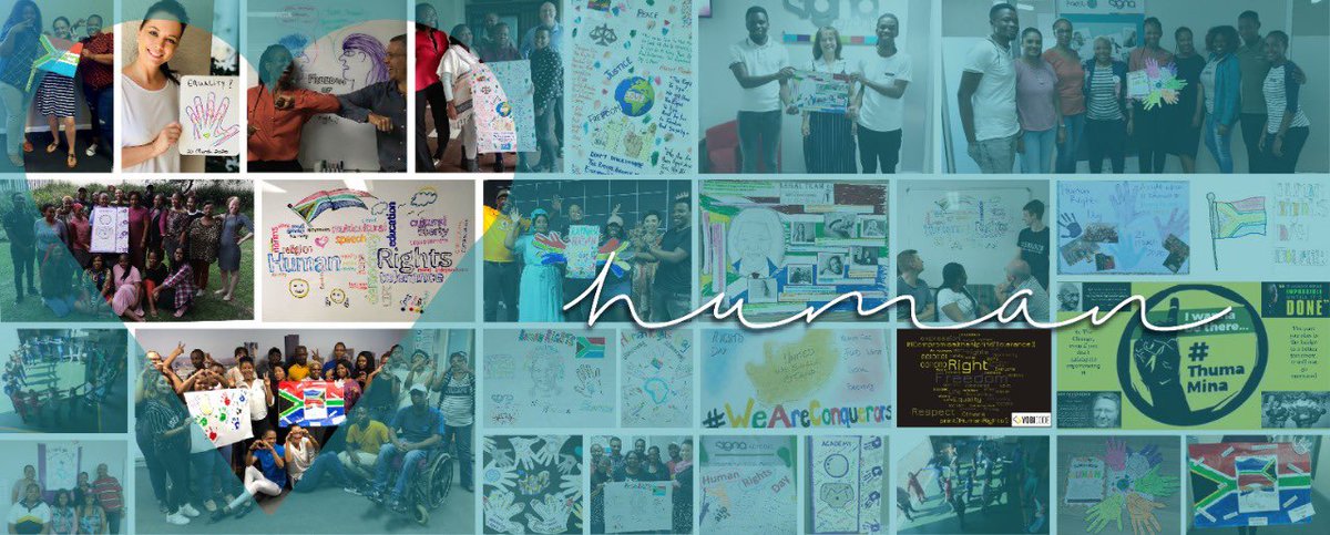 Signa_Group_'s tweet photo. Signa celebrating #HumanRightsDay
Connecting South Africans from different walks of life!
Thank you #Signarians https://t.co/sZVFZdueP7