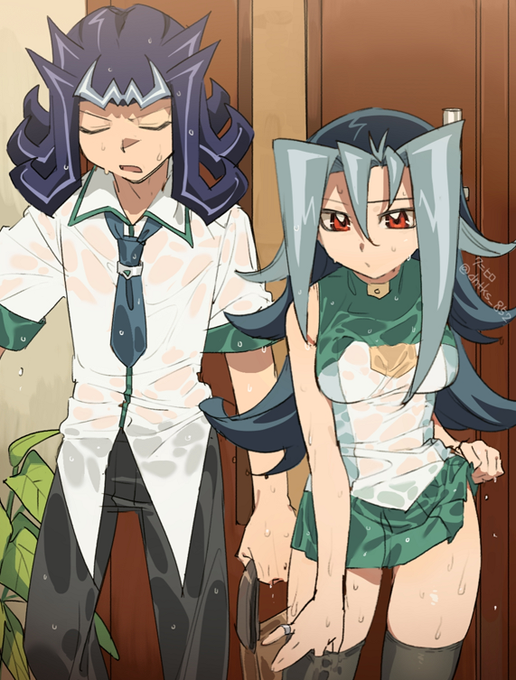 シャワー直行コースになった神代兄妹 