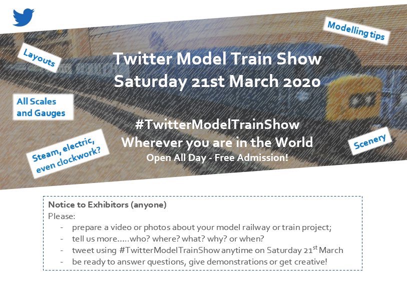 TurnipRail's tweet image. The Festival of Railway Modelling is cancelled, so today, all day, is the #TwitterModelTrainShow. Show us your model trains, whether they large or small, z guage or gauge 1, silly or sensible!