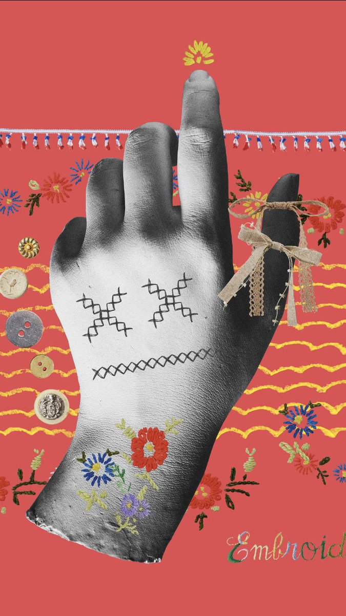 【刺繍 / Embroidery】

ちくちく。ぬいぬい。

#絵描きさんと繫がりたい 
#イラスト好きな人と繋がりたい 
#春の創作クラスタフォロー祭り 
#コラージュ #collage 