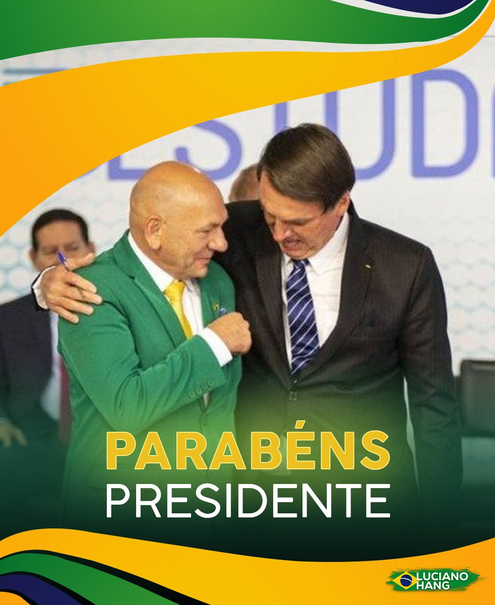 luciano_hang's tweet photo. Hoje é aniversário do nosso presidente @jairmessiasbolsonaro, vida longa, saúde, felicidade, muita luz e sabedoria para enfrentarmos juntos esse momento tão difícil que o mundo está vivendo. Estamos com você! Parabéns, sucesso e um grande abraço do seu amigo Luciano. https://t.co/hfSqNUhyDz