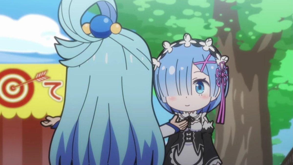 ラフマン Sur Twitter いせかる10話のアクアとレムの絡み面白すぎんだろぉぉぉwww このアングルと雰囲気で察したわwww 異世界かるてっと2