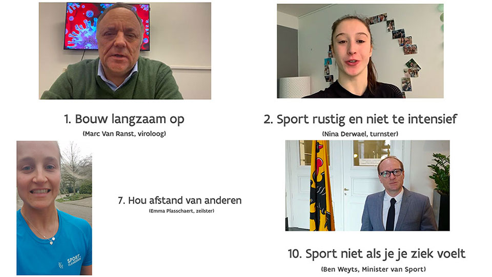 Sport Vlaanderen, wetenschappers en sportartsen roepen op om te blijven sporten en bewegen in open brief. " Ze geven ook 10 richtlijnen hoe je dat moet doen.

sporza.be/artikels/sport… #blijfsporten