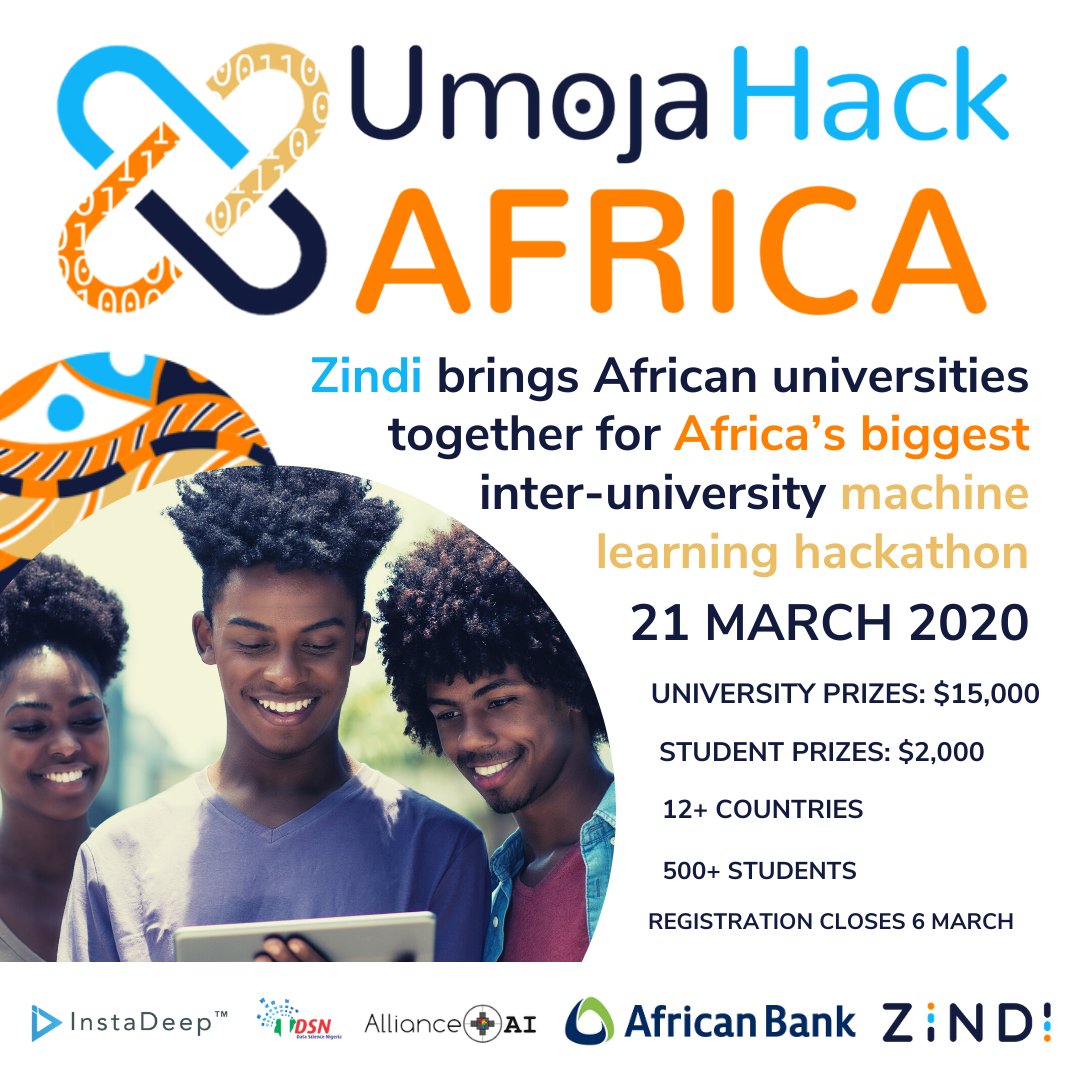 AiPlus_FUTA's tweet photo. This is how we want to spend the rest of the day, #UmojaHackAfrica by @ZindiAfrica is the first inter-university #ArtificialIntelligence Hackathon. See you on the leaderboard guys😃😃 https://t.co/RcnvaYuK4d