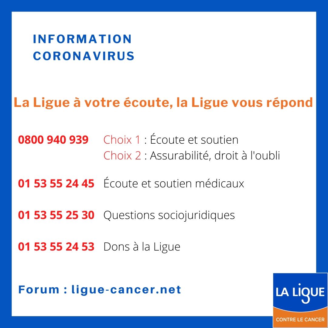 Comme chacun(e)s - ou presque - La Ligue <a href="/laliguecancer/">La Ligue contre le cancer</a> FAIT SON DEVOIR. Les ligueurs se protègent pour protéger les autres, ils sont au service des personnes atteintes de cancers : entretiens psychologiques en ligne, animations diverses, écoute, conseils. Nous sommes La Ligue.
