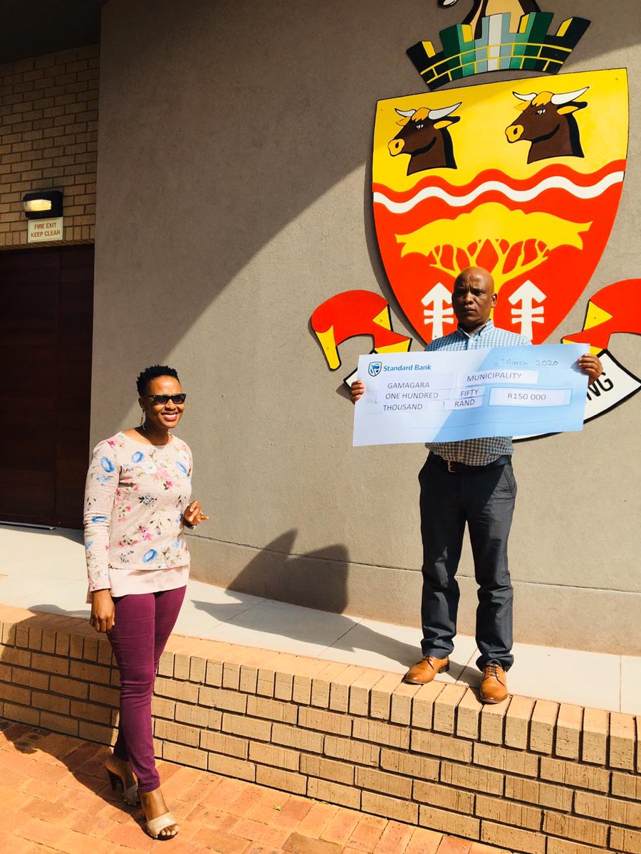 GamagaraLocal's tweet photo. Gamagara Local Municipality wins the #GreenestTownCompetition in the #NorthernCape province. @dirax_g @Refilweapools @SIOCcdt and @mothibithabo we are getting better and better, service delivery is our mandate, said the #Mayor Cllr. OE Hantise. https://t.co/oAWUrSqHIJ