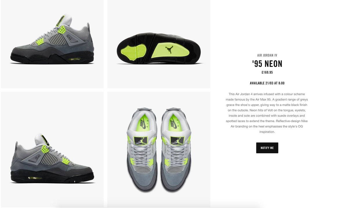 jordan 4 neon footlocker