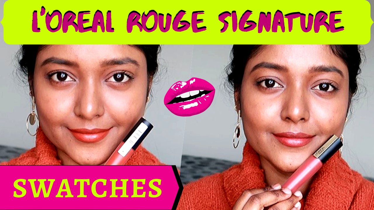 Loreal rouge sale signature swatch