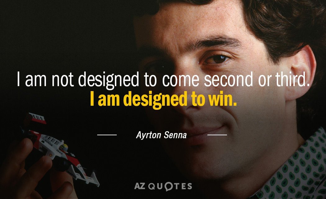 Happy birthday Ayrton Senna. 
