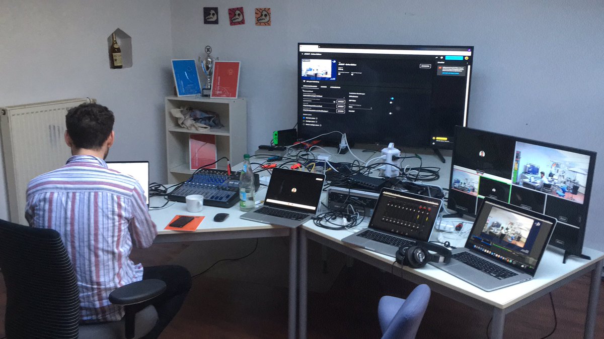 #jd20at broadcasting studio is ready to go!