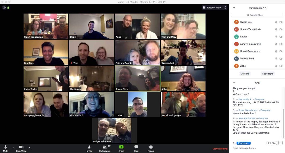 savoy__truffle's tweet image. In the grand scheme of things this is pretty trivial, but yesterday my lovely husband @bagTaylor had a big birthday &amp;amp; we had to cancel long planned celebrations. Thanks to technology, friends &amp;amp; @PapermillCakes we still managed to celebrate despite self-isolation 😊