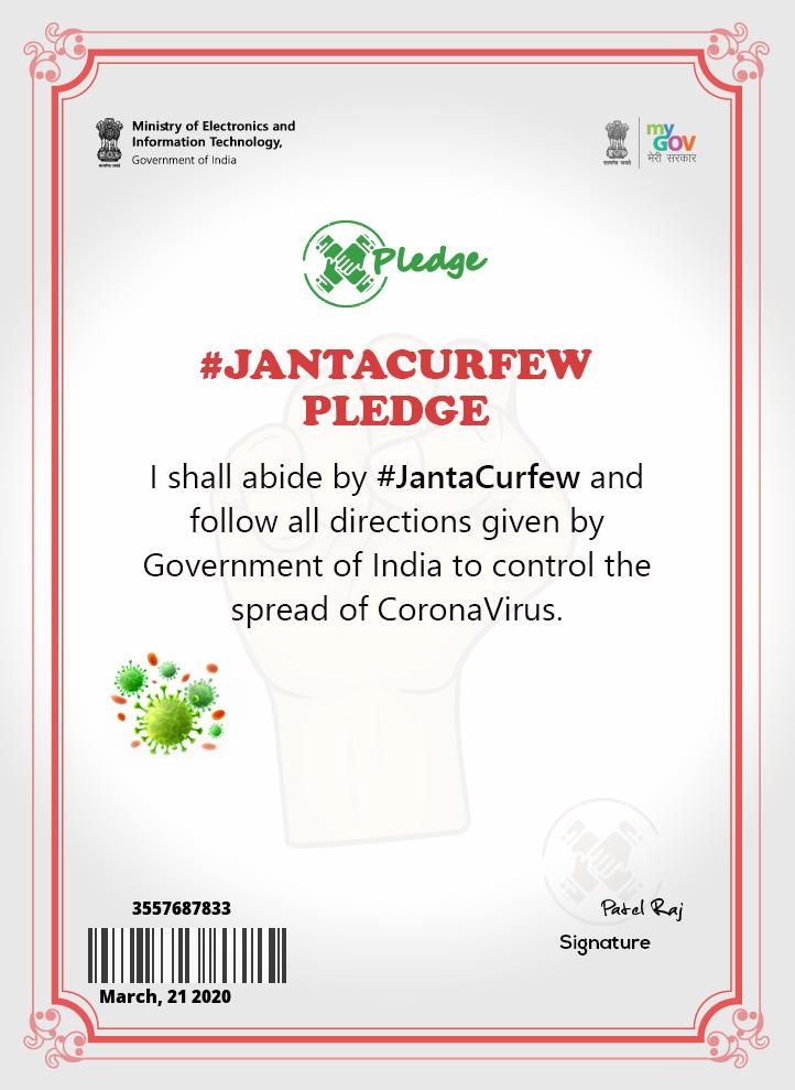 #JantaCurfewMarch22 ✊✊